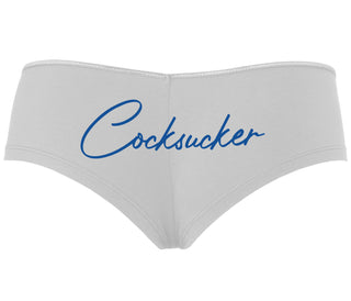 Cock Sucker - White Boyshort