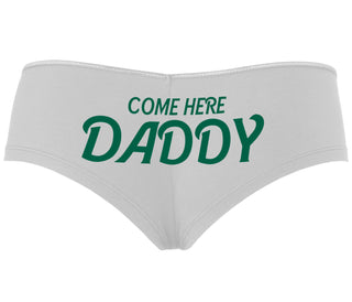 Come Here Daddy - White Boyshort