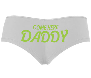 Come Here Daddy - White Boyshort