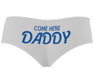 Come Here Daddy - White Boyshort