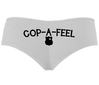 Cop A Feel - LEO Love - White Boyshort