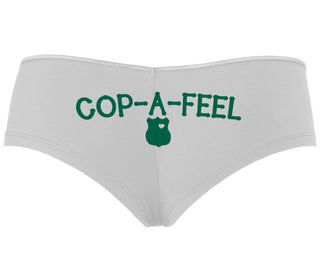 Cop A Feel - LEO Love - White Boyshort