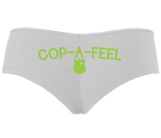 Cop A Feel - LEO Love - White Boyshort