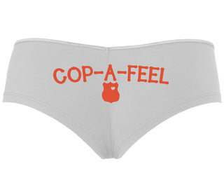Cop A Feel - LEO Love - White Boyshort