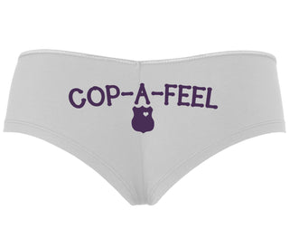 Cop A Feel - LEO Love - White Boyshort