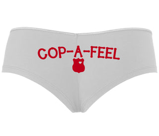 Cop A Feel - LEO Love - White Boyshort