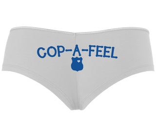 Cop A Feel - LEO Love - White Boyshort