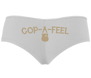 Cop A Feel - LEO Love - White Boyshort