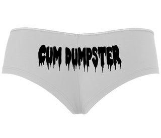 Cum Dumpster - White Boyshort