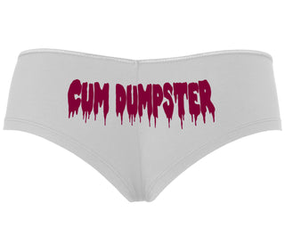 Cum Dumpster - White Boyshort