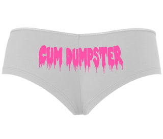 Cum Dumpster - White Boyshort