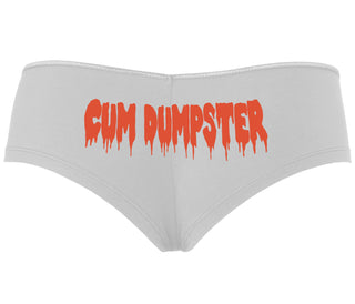 Cum Dumpster - White Boyshort