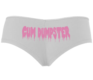 Cum Dumpster - White Boyshort