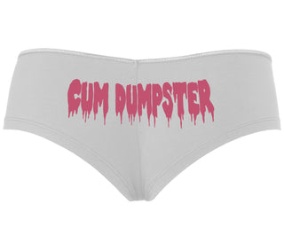 Cum Dumpster - White Boyshort