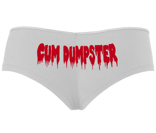 Cum Dumpster - White Boyshort