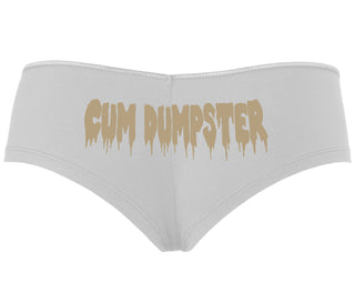 Cum Dumpster - White Boyshort