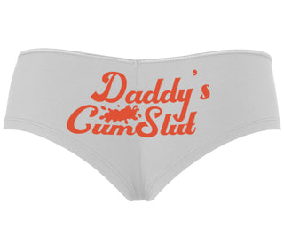 Daddy's Cumslut - White Boyshort