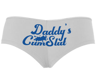 Daddy's Cumslut - White Boyshort