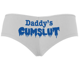 Daddy's Cumslut - White Boyshort