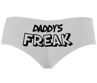 Daddy's Freak - White Boyshort