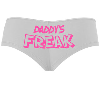 Daddy's Freak - White Boyshort