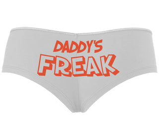 Daddy's Freak - White Boyshort