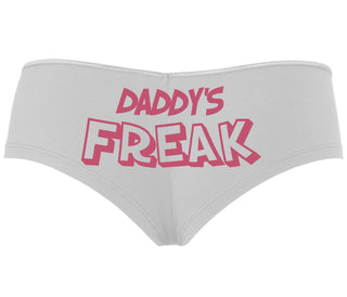 Daddy's Freak - White Boyshort