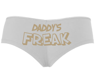 Daddy's Freak - White Boyshort