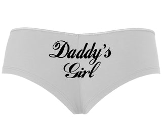 Daddy's Girl - White Boyshort