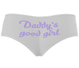 Daddy's Good Girl - White Boyshort