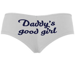 Daddy's Good Girl - White Boyshort