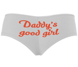 Daddy's Good Girl - White Boyshort