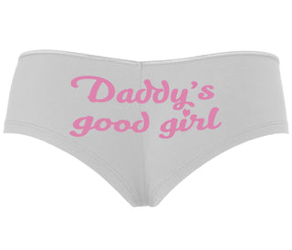Daddy's Good Girl - White Boyshort