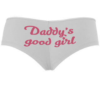 Daddy's Good Girl - White Boyshort