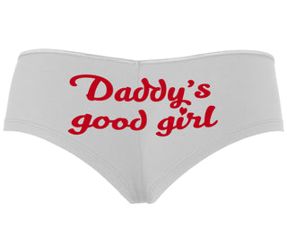 Daddy's Good Girl - White Boyshort
