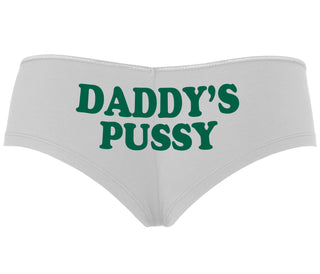 Daddy's Pussy - White Boyshort