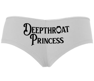 Deepthroat Princess - Deep Throat Specialist - White Boyshort