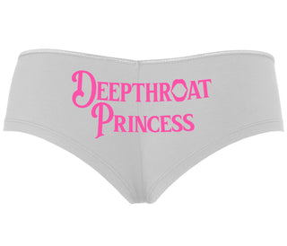 Deepthroat Princess - Deep Throat Specialist - White Boyshort