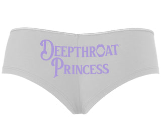 Deepthroat Princess - Deep Throat Specialist - White Boyshort
