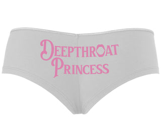 Deepthroat Princess - Deep Throat Specialist - White Boyshort