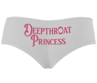 Deepthroat Princess - Deep Throat Specialist - White Boyshort