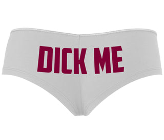 Dick Me - White Boyshort