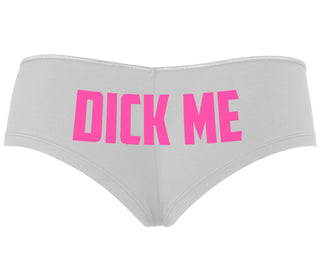 Dick Me - White Boyshort