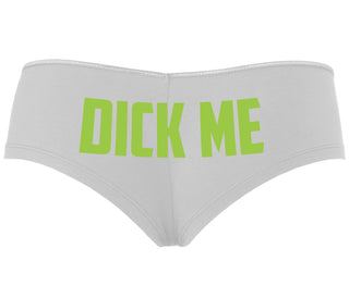 Dick Me - White Boyshort