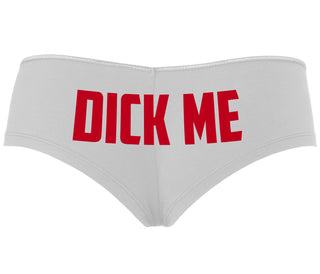 Dick Me - White Boyshort