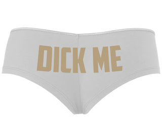 Dick Me - White Boyshort