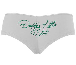 Daddy's Little Slut - White Boyshort