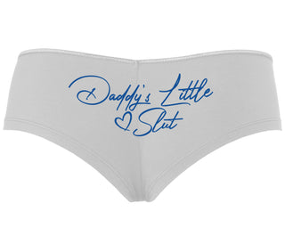 Daddy's Little Slut - White Boyshort