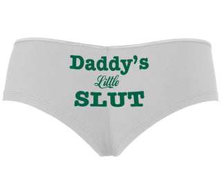 Daddy's Little Slut - White Boyshort
