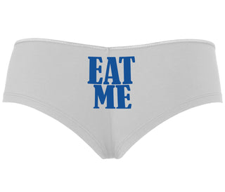 Eat Me - White Boyshort